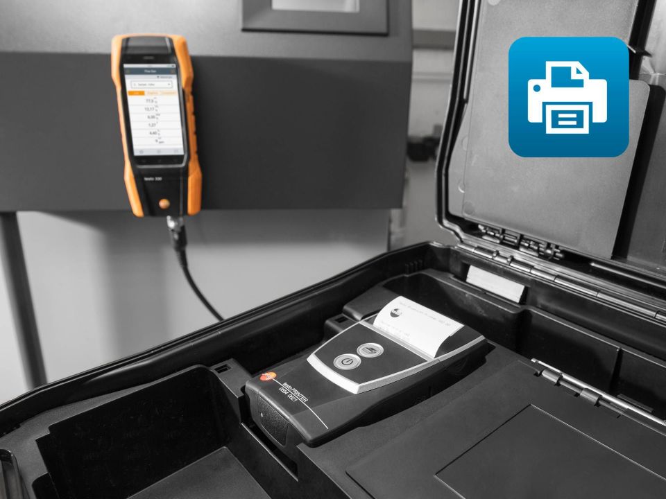 Testo 300 Set 1 - 4000ppm - Yazıcılı Baca Gazı Analiz Cihazı - %25 Havale İndirimi!