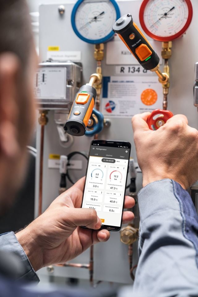 Testo 549i - Bluetooth Bağlantılı Dijital Manifold