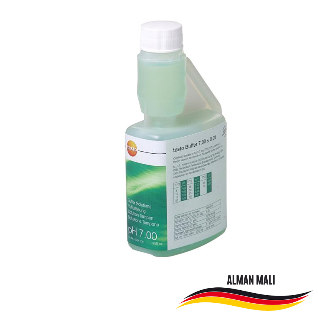 Testo pH 7 Kalibrasyon Solüsyonu- pH Metre Kalibrasyon Sıvısı - 250 mL