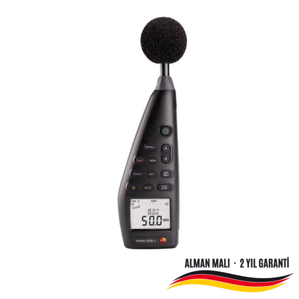 Testo 816-1 Gürültü Ölçüm Cihazı