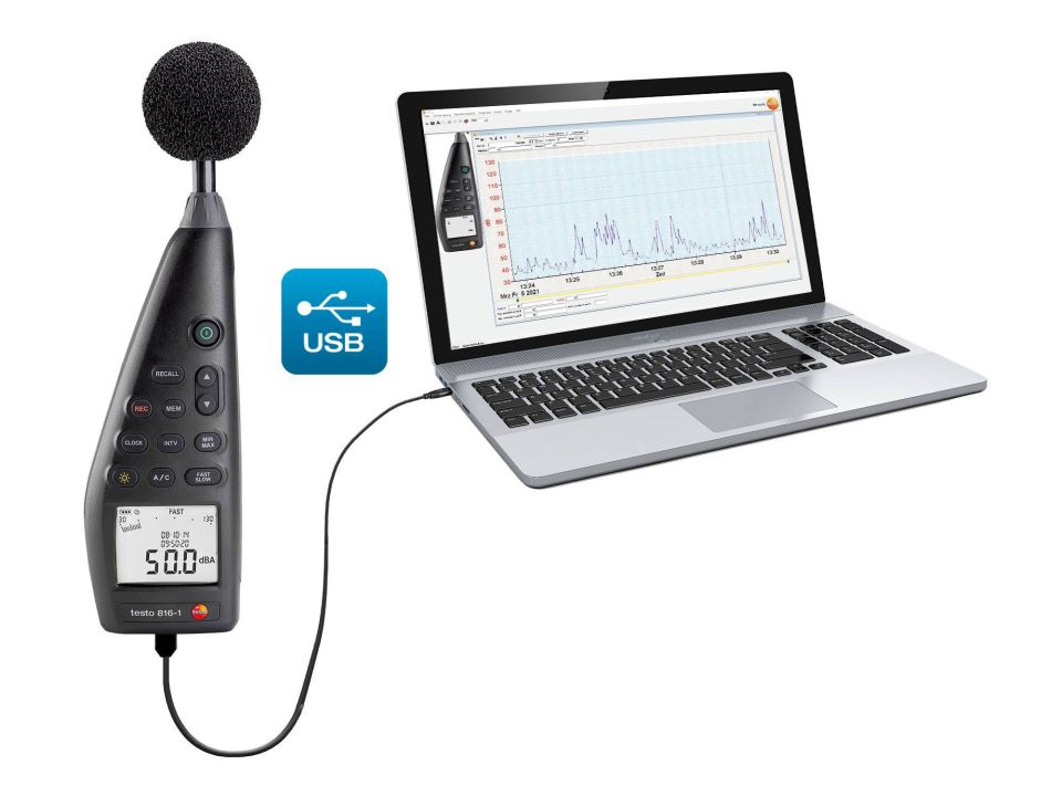 Testo 816-1 Gürültü Ölçüm Cihazı