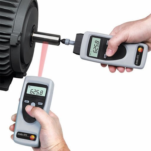 Testo 470 Optik Ve Mekanik Devir Ölçer (Takometre)