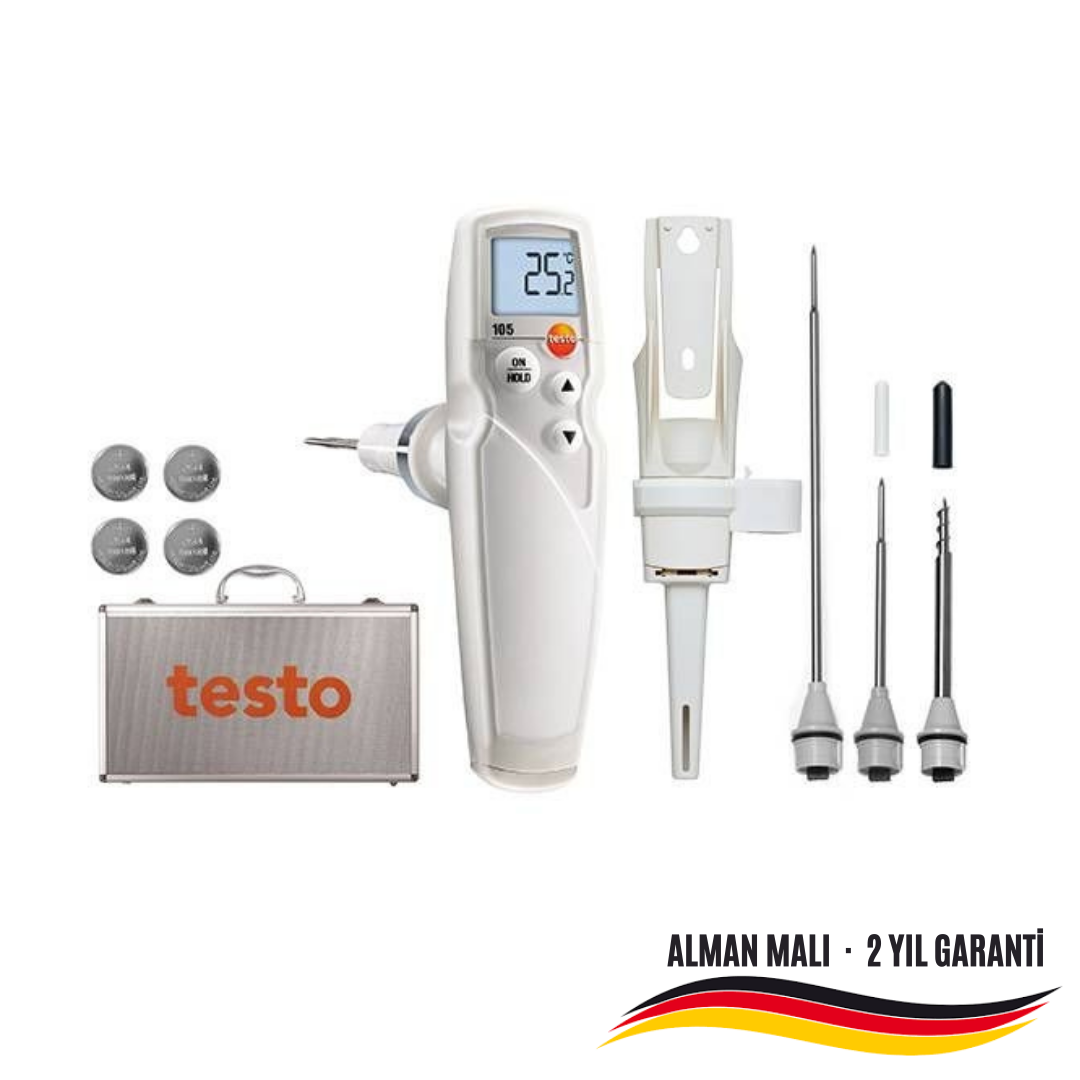 Testo 105 Gıda Termometresi Seti