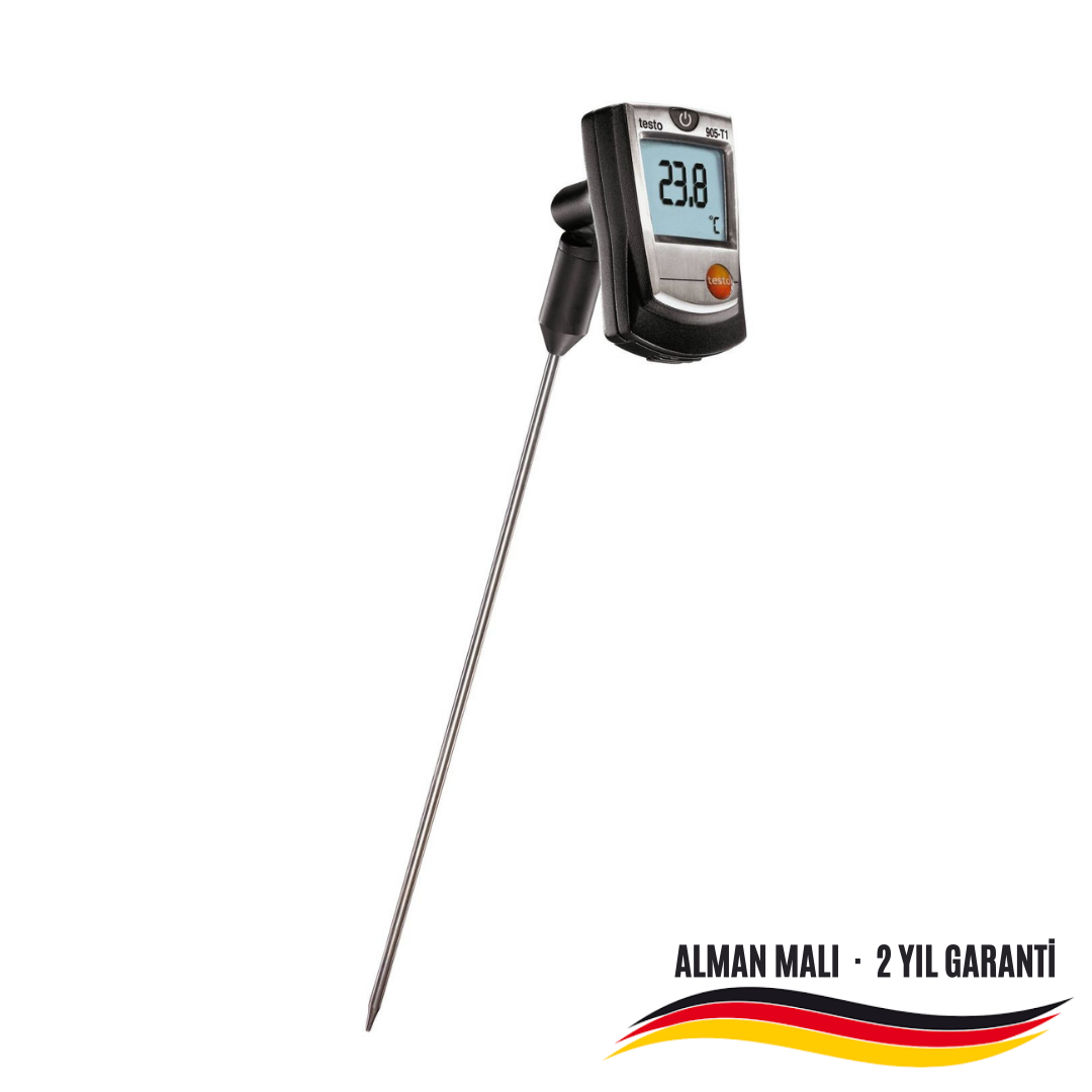 Testo 905-T1 Daldırma Batırma Tip Termometre