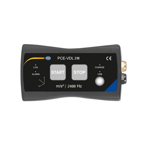 PCE VDL 24I Vibrasyon Veri Kayıt Cihazı (1600 Hz'e kadar 3 eksenli ivme)