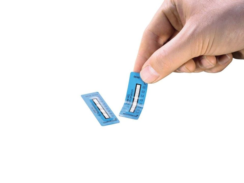 Testoterm (+37 … +65 °C) Sıcaklık Etiketi