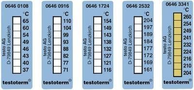 Testoterm (+116 … +154 °C) Sıcaklık Etiketi
