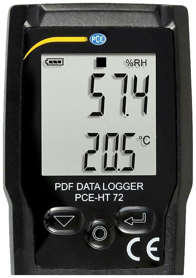PCE HT72 Sıcaklık ve Nem Veri Kayıt Cihazı