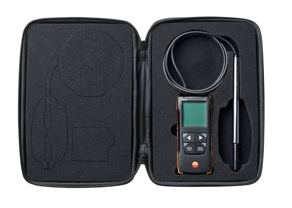 Testo 425 App Bağlantılı Termal Hava Hızı Ölçer - Anemometre
