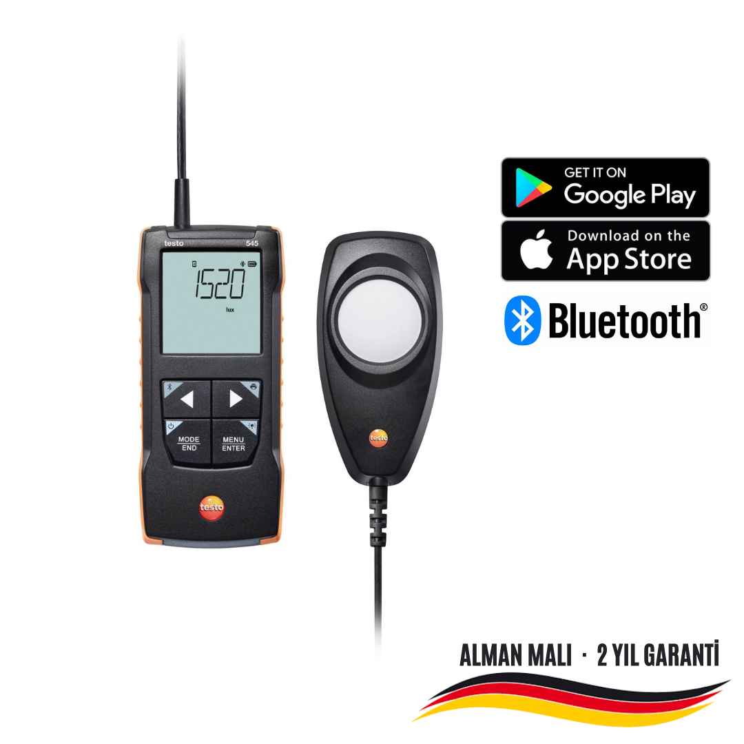 Testo 545 App Bağlantılı Lüksmetre