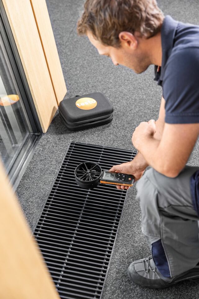 Testo 417 App Bağlantılı 100mm Pervane Anemometre