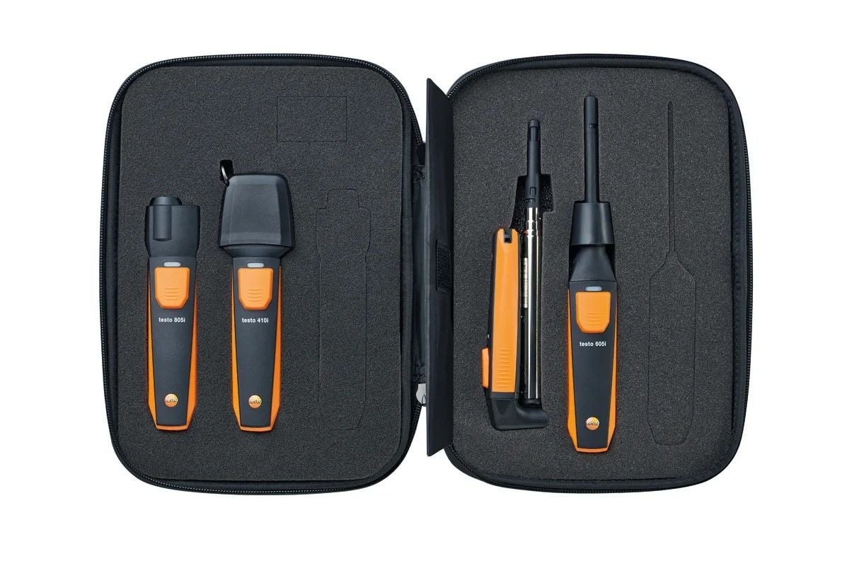 Testo Akıllı Problar Havalandırma ve Klima (VAC) Seti