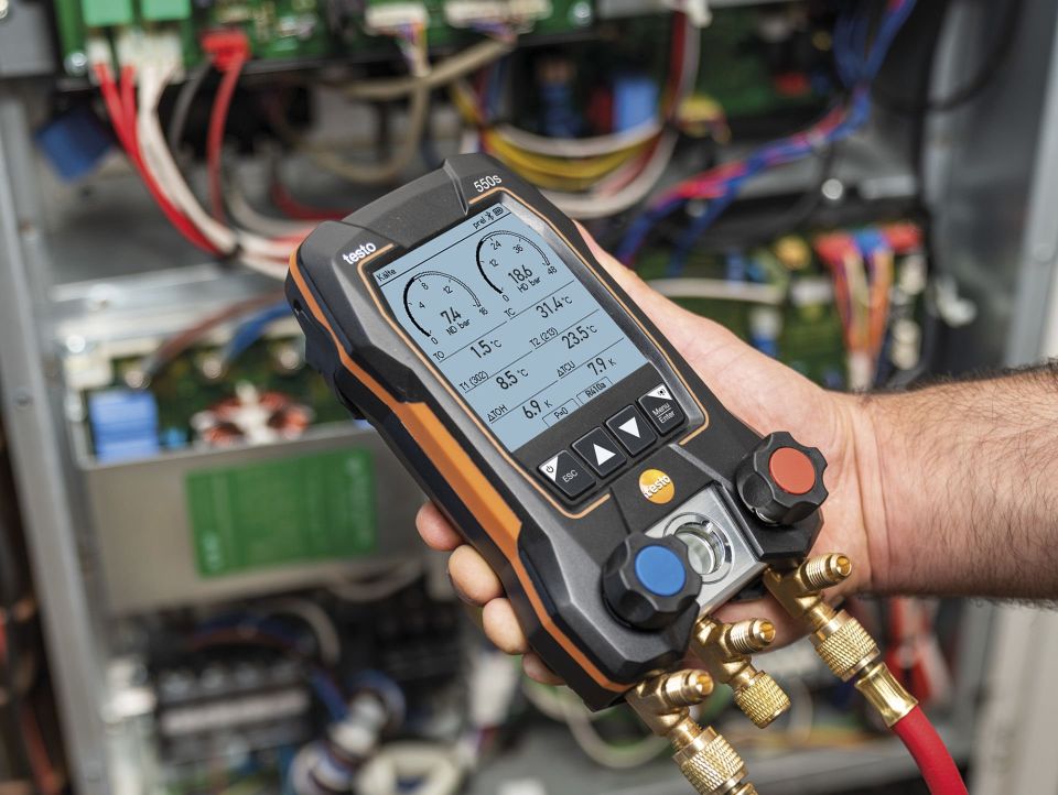 Testo 550s Dijital Manifold Seti - WD 40 Hediyeli