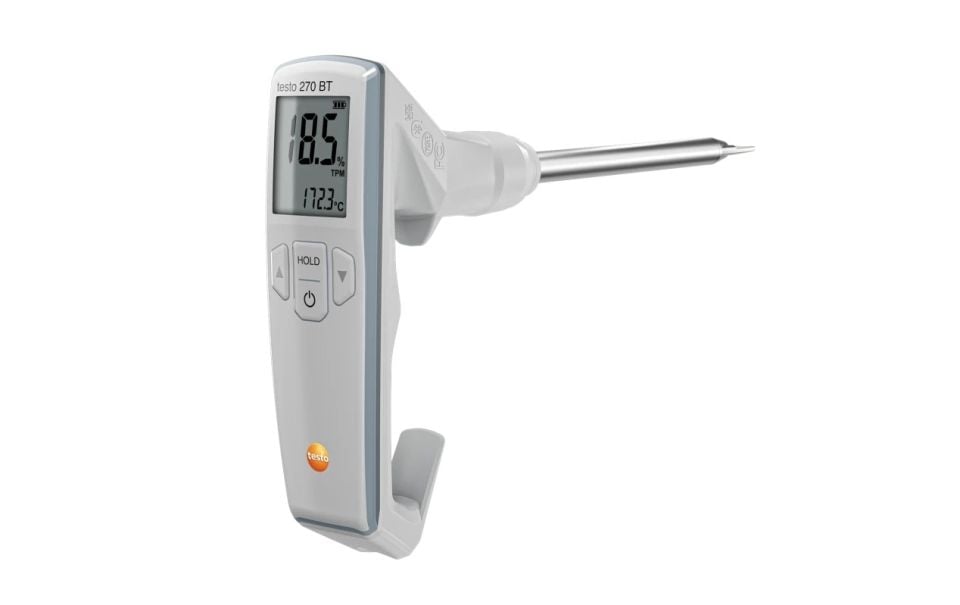 Testo 270 BT Bluetooth Kızartma Yağı Test Cihazı - Referans Yağ Dahil