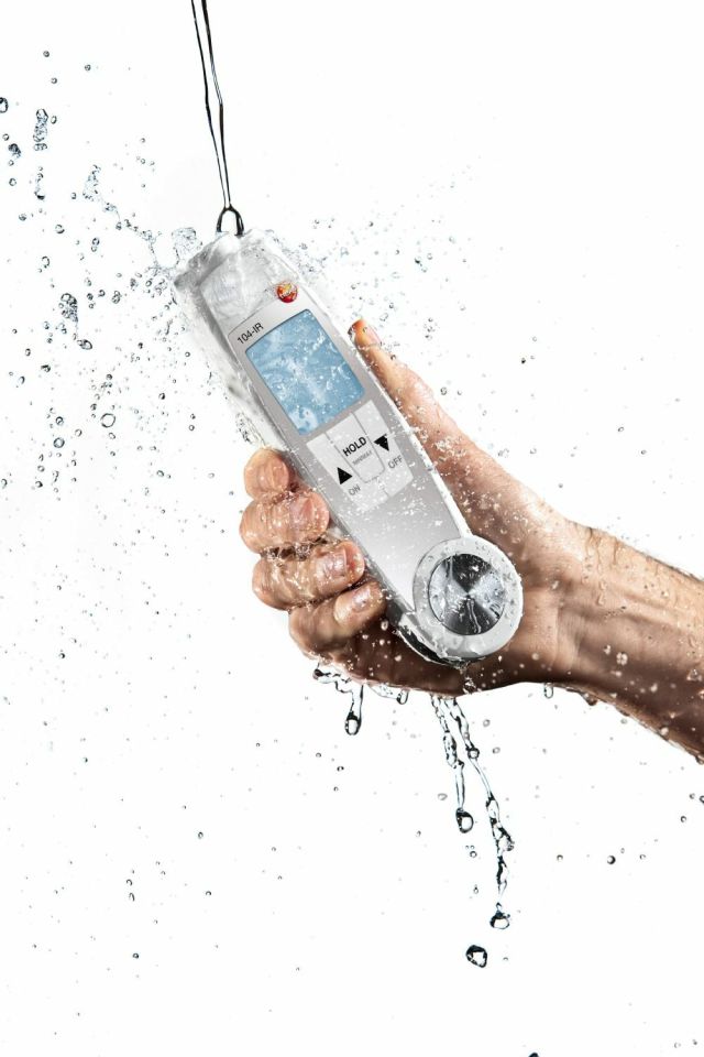 Testo 104-IR BT Infrared ve Batırma Tip Gıda Termometresi