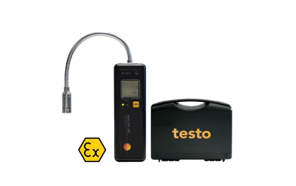 testo 316-EX Gaz Kaçak Dedektörü -Doğalgaz - LPG - LNG