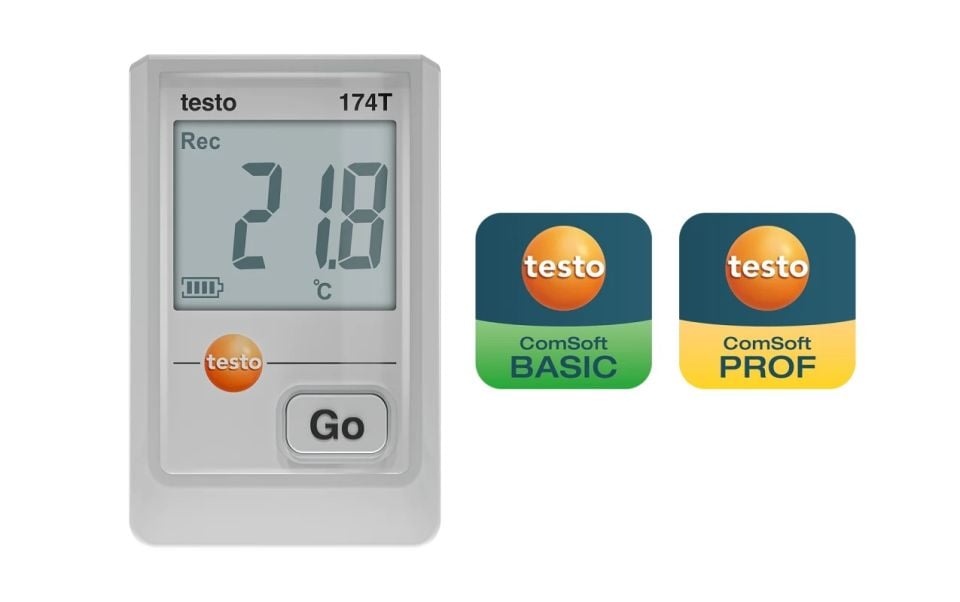 TESTO 174T USB-C Bağlantılı Sıcaklık Kaydedici - Datalogger