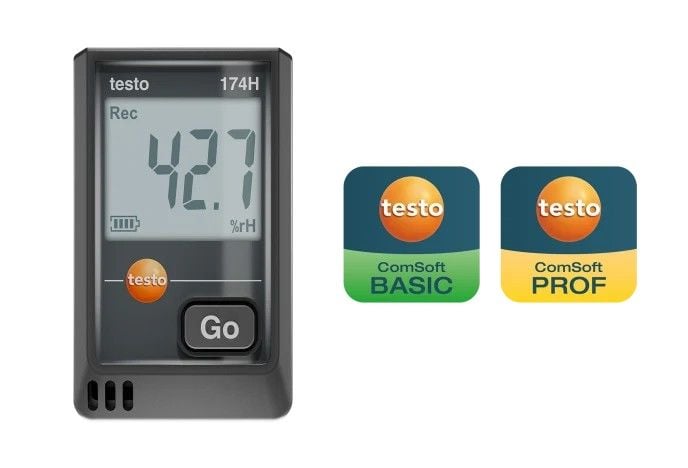 TESTO 174H USB-C BAĞLANTILI NEM ve SICAKLIK KAYDEDİCİ
