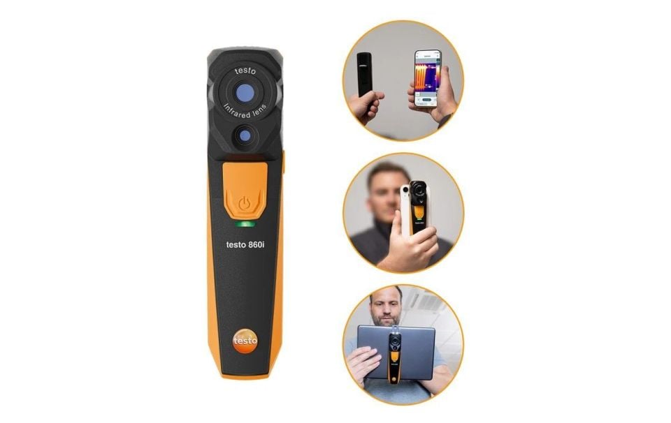Testo 860i wireless thermal imager for smartphones