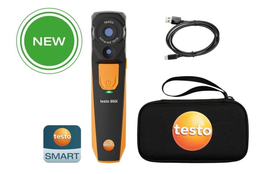 Testo 860i wireless thermal imager for smartphones