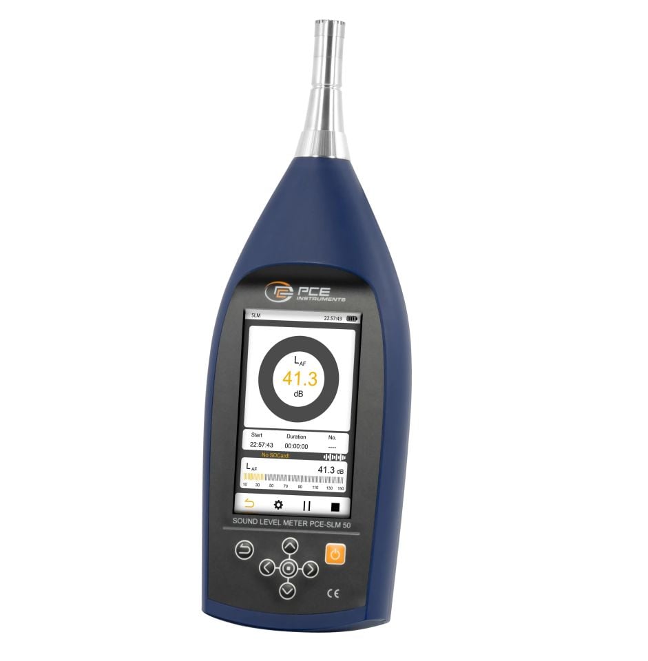 PCE-SLM 50 Sınıf 1 Desibelmetre - Gürültü Ölçüm Cihazı