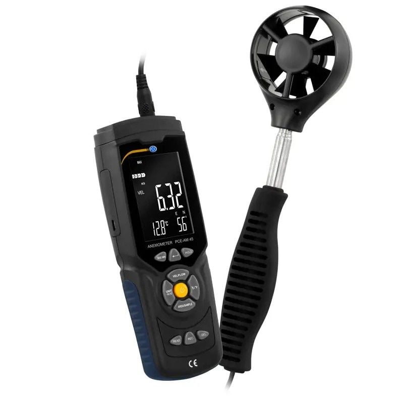 PCE-AM 45 Rüzgar Hızı ve Yönü Ölçer