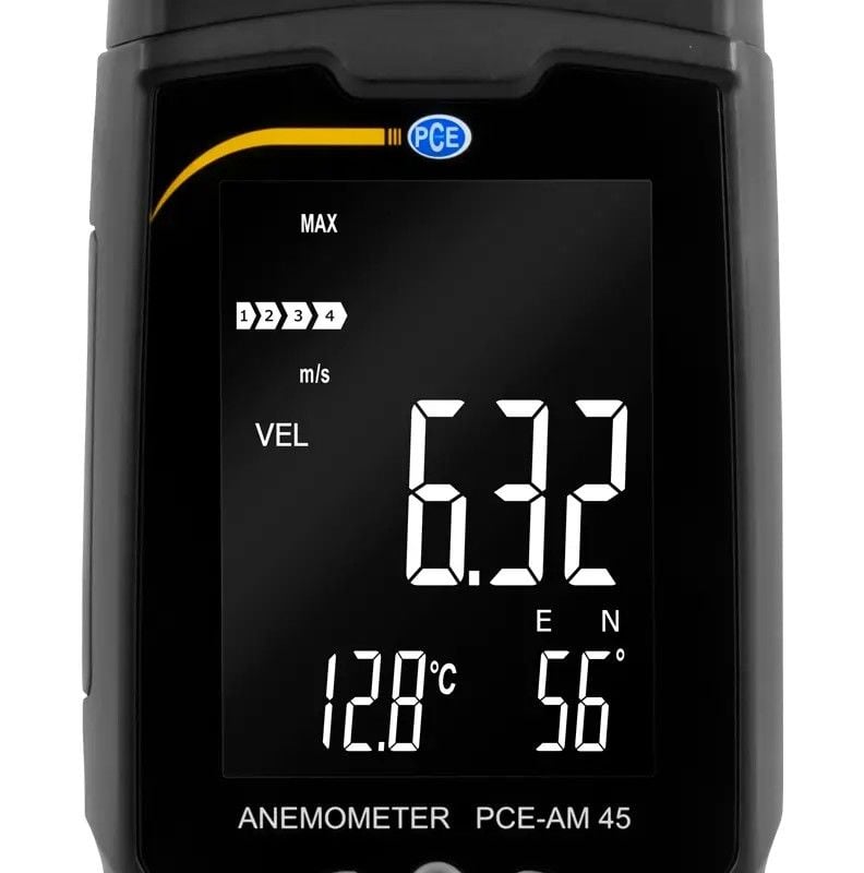 PCE-AM 45 Rüzgar Hızı ve Yönü Ölçer