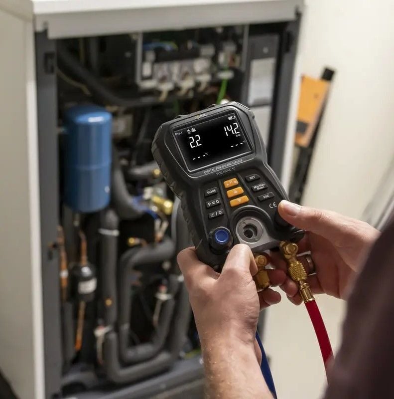 Dijital Manifold PCE-HVAC 10