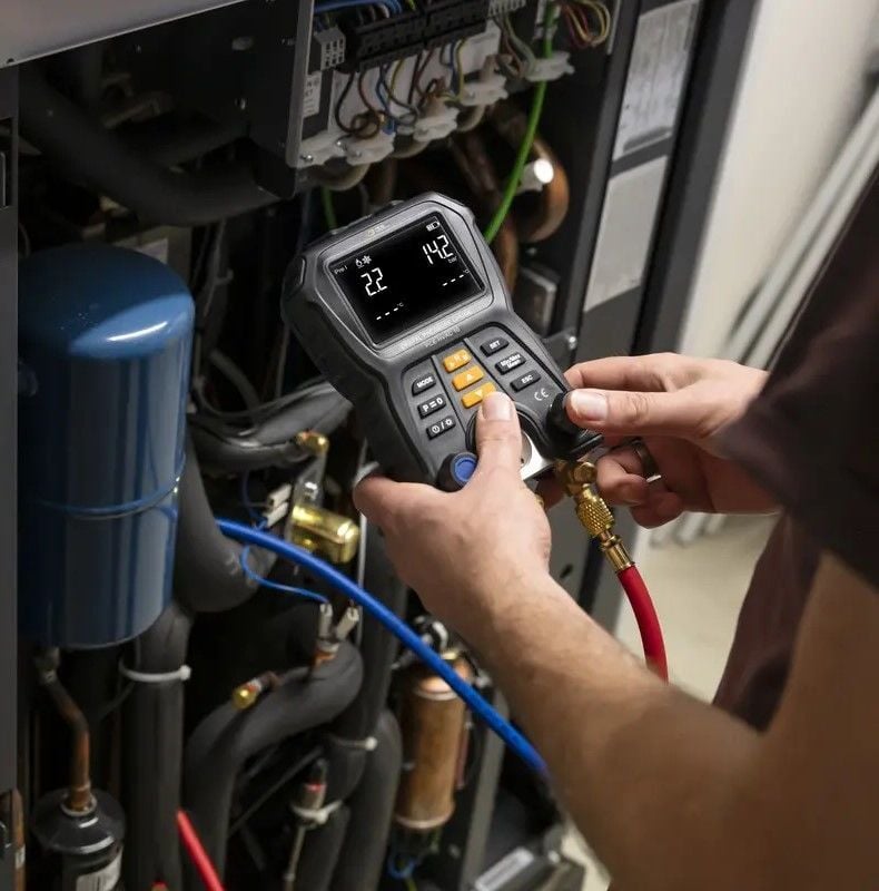 Dijital Manifold PCE-HVAC 10