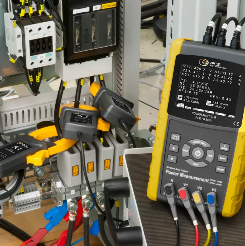 PCE-PA 8000 Üç-Fazlı Güç Ölçer