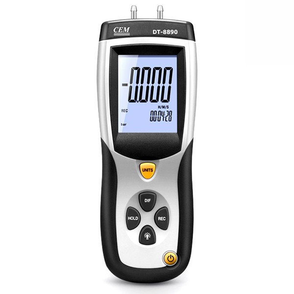 CEM DT8890 Manometre Fark Basınç Ölçer | 5 PSI