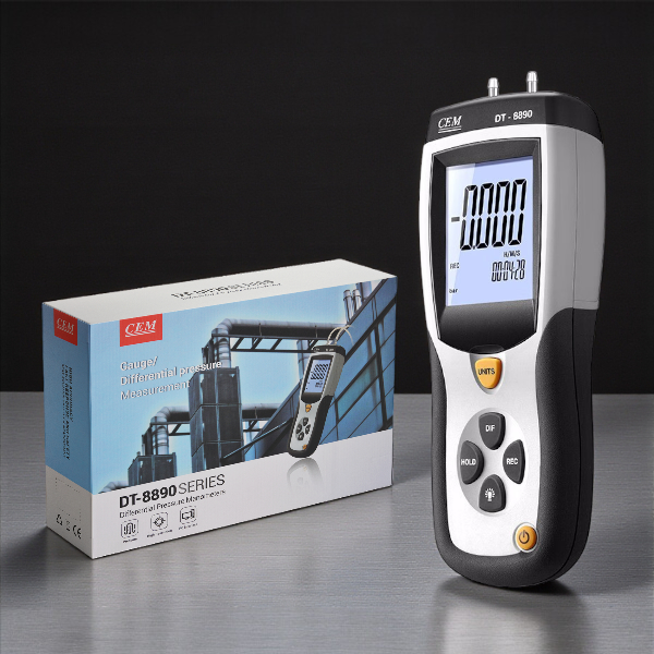 CEM DT8890 Manometre Fark Basınç Ölçer | 5 PSI