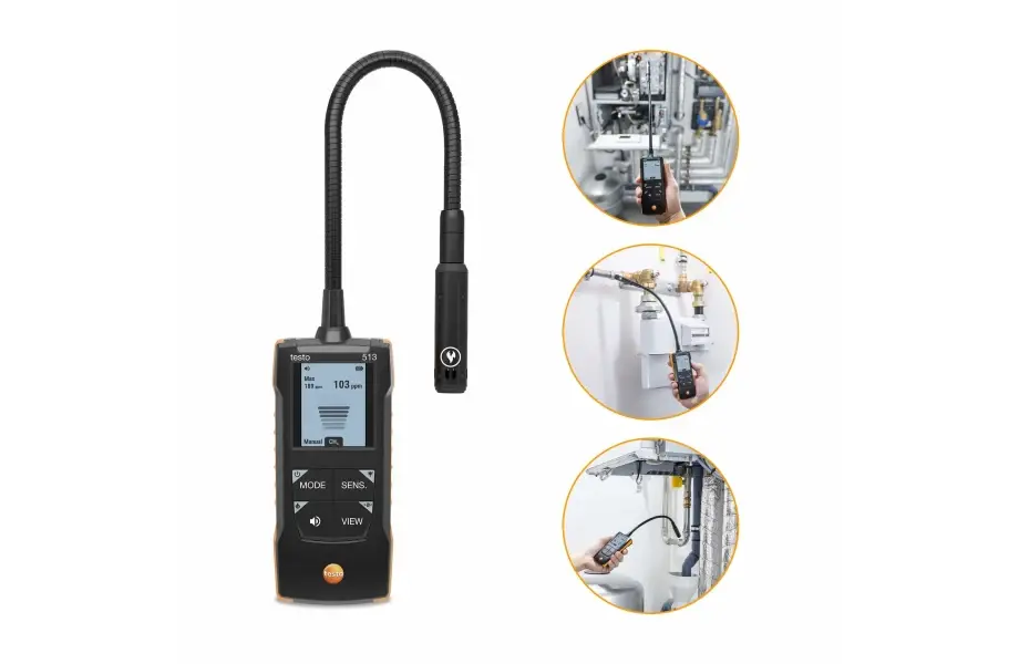 testo 513 Gaz Kaçak Dedektörü