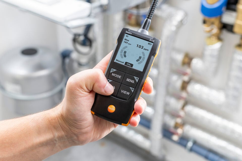testo 513 Gaz Kaçak Dedektörü