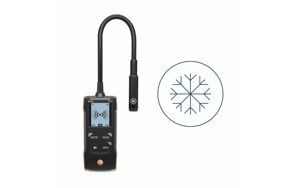 testo 514 Soğutucu Gaz Kaçak Dedektörü