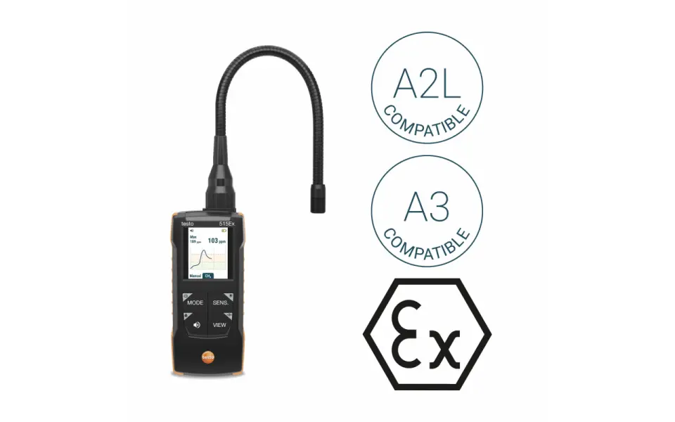 testo 515 Ex - Vakumlu Doğalgaz Kaçak Dedektörü