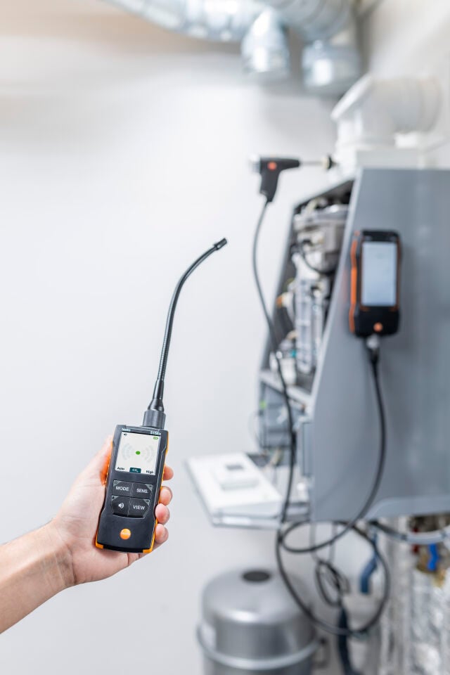 testo 515 Ex Yanıcı Gaz Kaçak Dedektörü-Vakumlu Dedektör