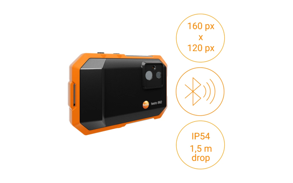 Testo 862-1 Cep Boyutunda Termal Kamera