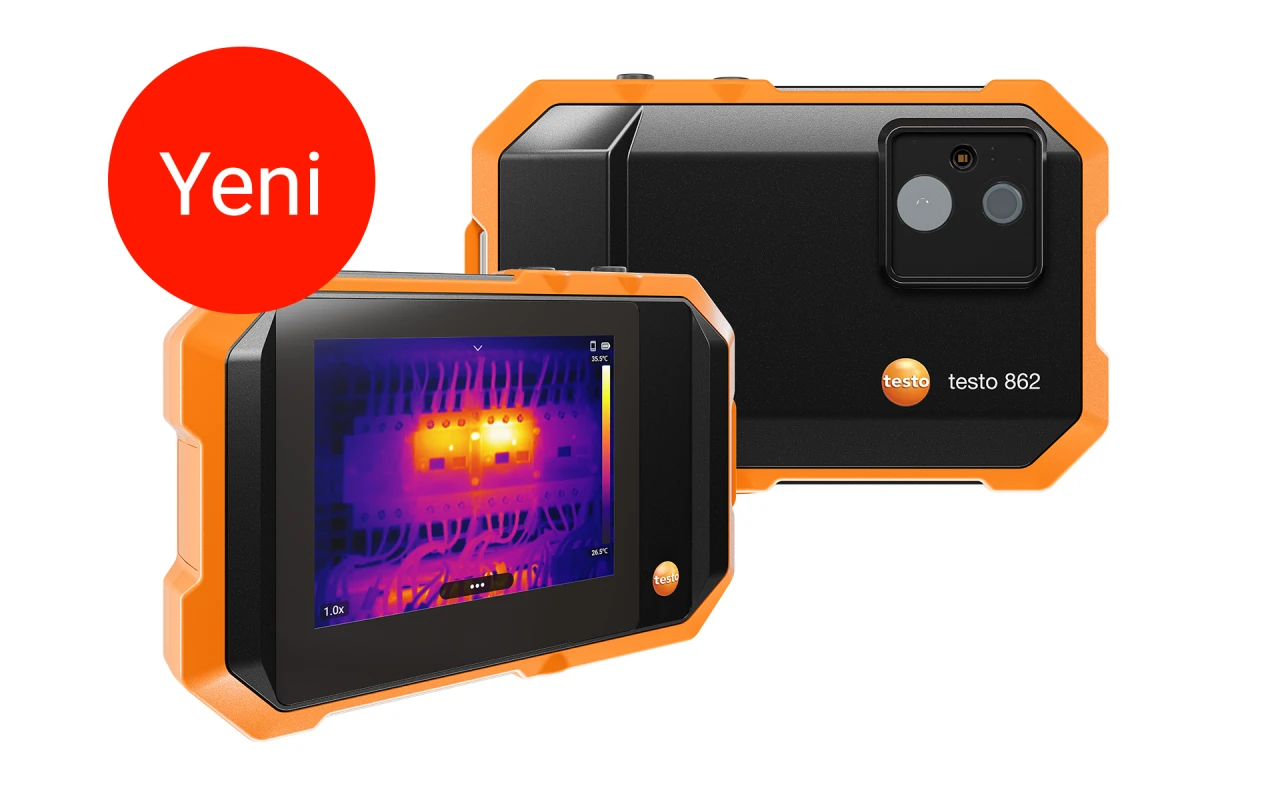 testo 862-2 Cep Boyutunda Termal Kamera
