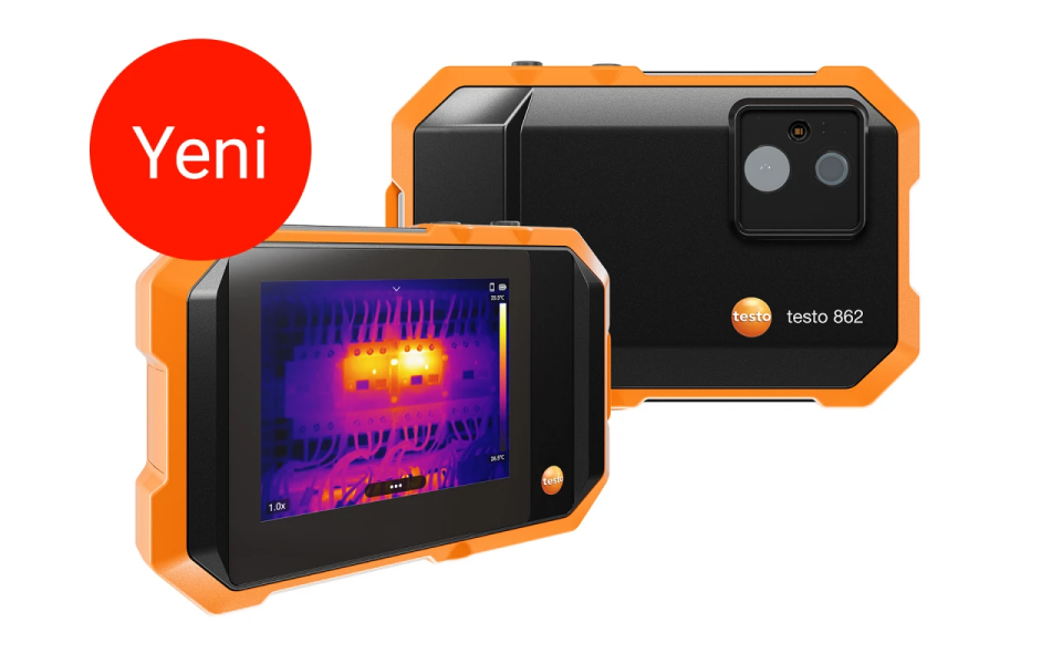 testo 862-2 Cep Boyutunda Termal Kamera