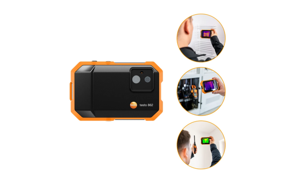 testo 862-2 Cep Boyutunda Termal Kamera