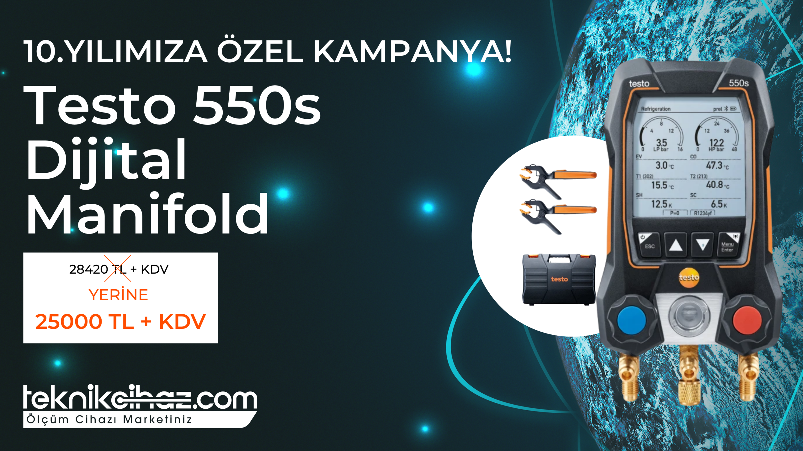 testo 550s Dijital Manifold