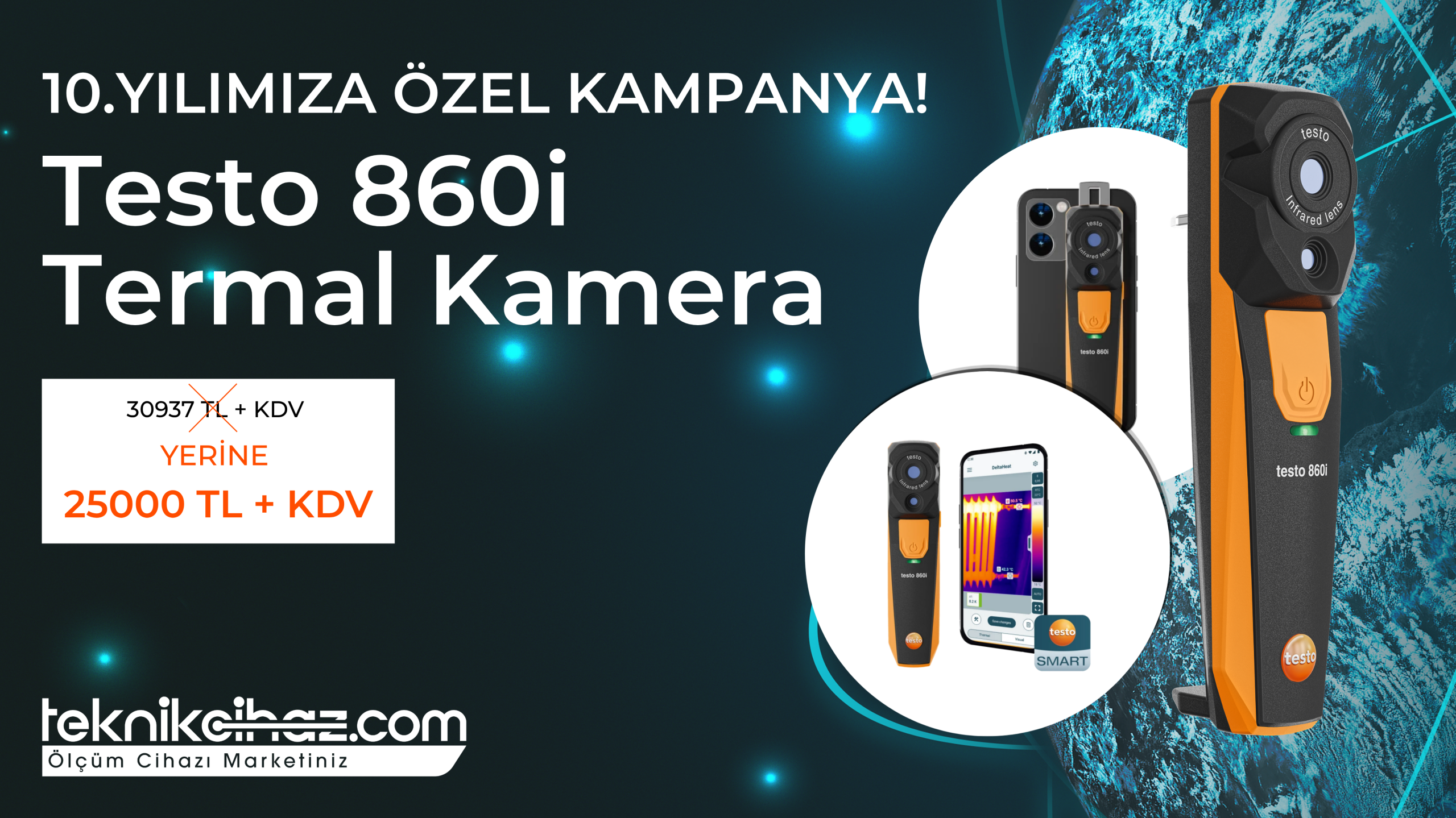 testo 860i Smart Termal Kamera